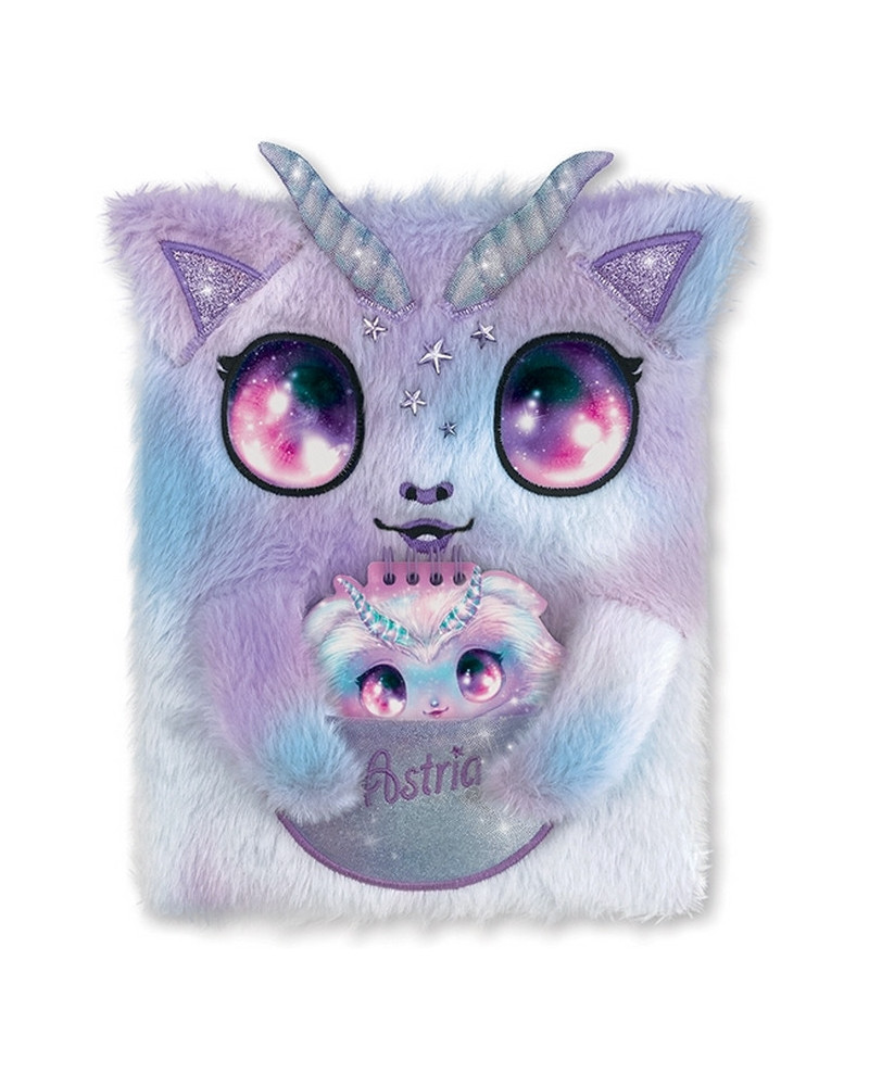 CAHIER DE NOTES PELUCHE 2 EN 1 ASTRIA