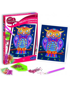 TABLEAU A DIAMANTER HIBOU