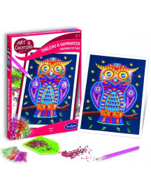 TABLEAU A DIAMANTER HIBOU