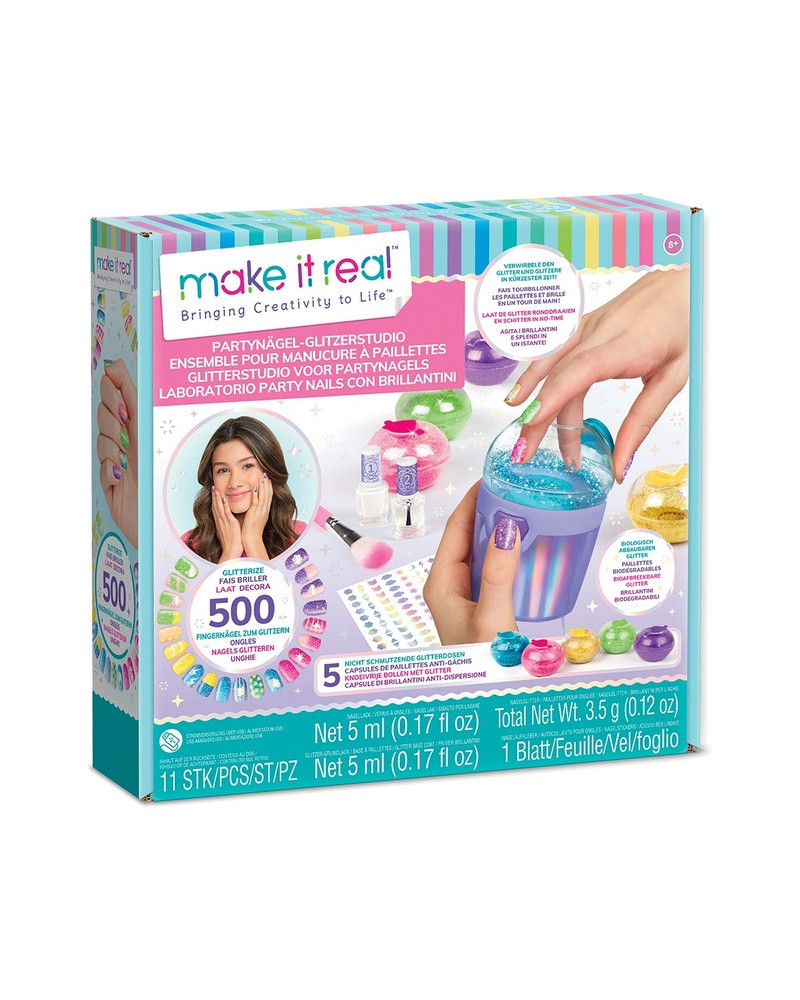 MAKE IT REAL SET DE MANUCURE A PAILLETTE