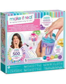 MAKE IT REAL SET DE MANUCURE A PAILLETTE