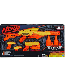 NERF ALPHA STRIKE KIT 4 ARMES + CIBLES