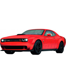 PUZ BALL 3D DODGE CHALLENGER ROUGE