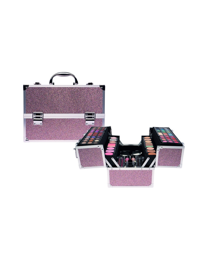 VALISE DE MAQUILLAGE PRO GLITTER 3 ETAGE