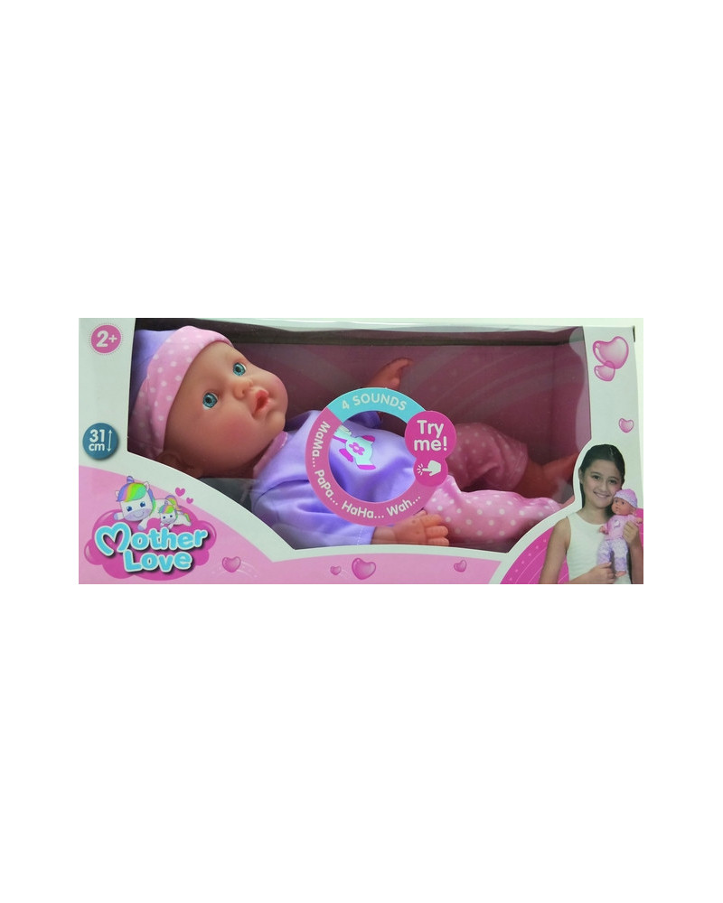 BEBE 31CM NINA 4 SONS 2ASS.