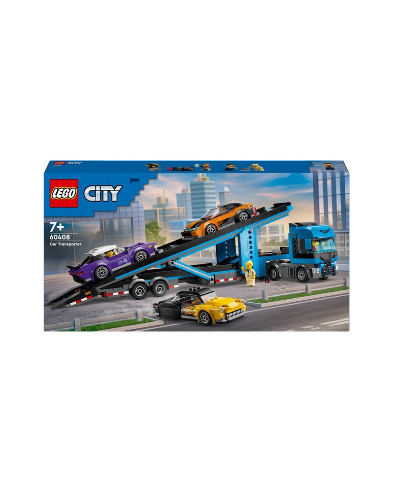 LE CAMION DE TRANSPORT DE VOITURES DE SP