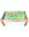 TABLE TRAIN BOIS 1MX0.6M 90PCES + PONT