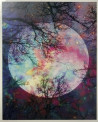 PPN 40X50 PLEINE LUNE REFLETS MULTICOLOR