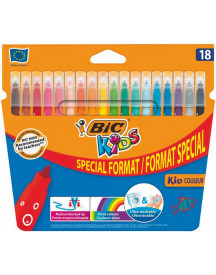 18 FEUTRES KID COULEUR FORMAT SPECIAL