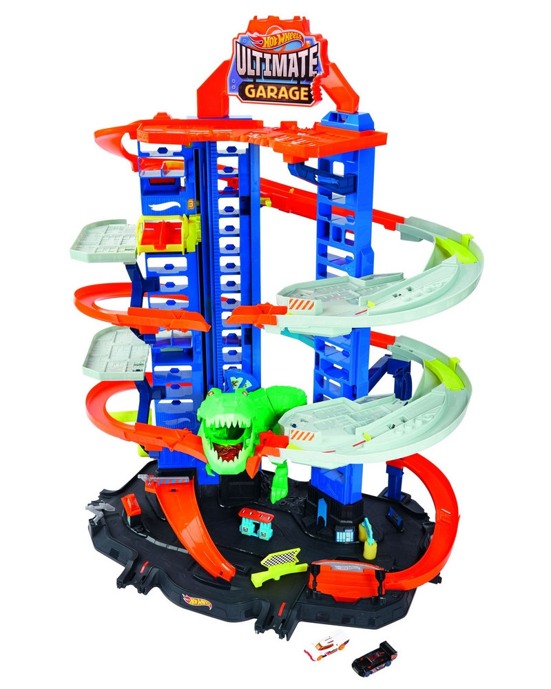 HOT WHEELS SUPER DINO ROBOT GARAGE