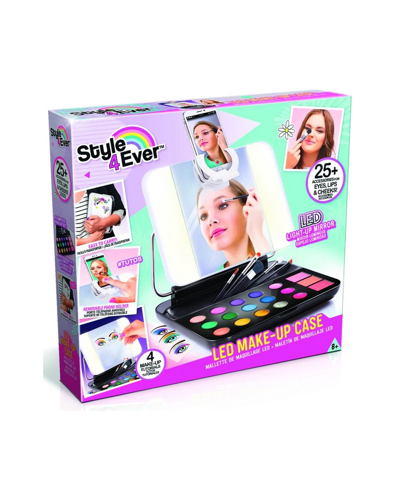 MALLETTE DE MAQUILLAGE AVEC MIROIR LED