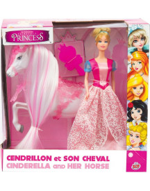 DISNEY PRINCESSE CENDRILLON + CHEVAL