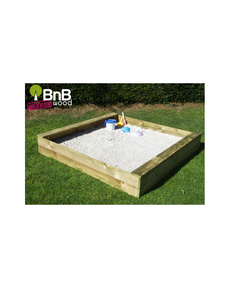 BAC A SABLE BOIS 120X120