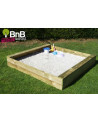 BAC A SABLE BOIS 120X120