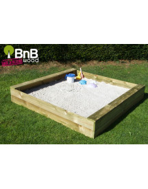 BAC A SABLE BOIS 120X120