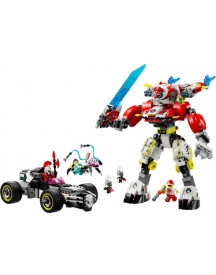 ROBOT-TIGRE DE COOPER ET BOLIDE DE ZERO