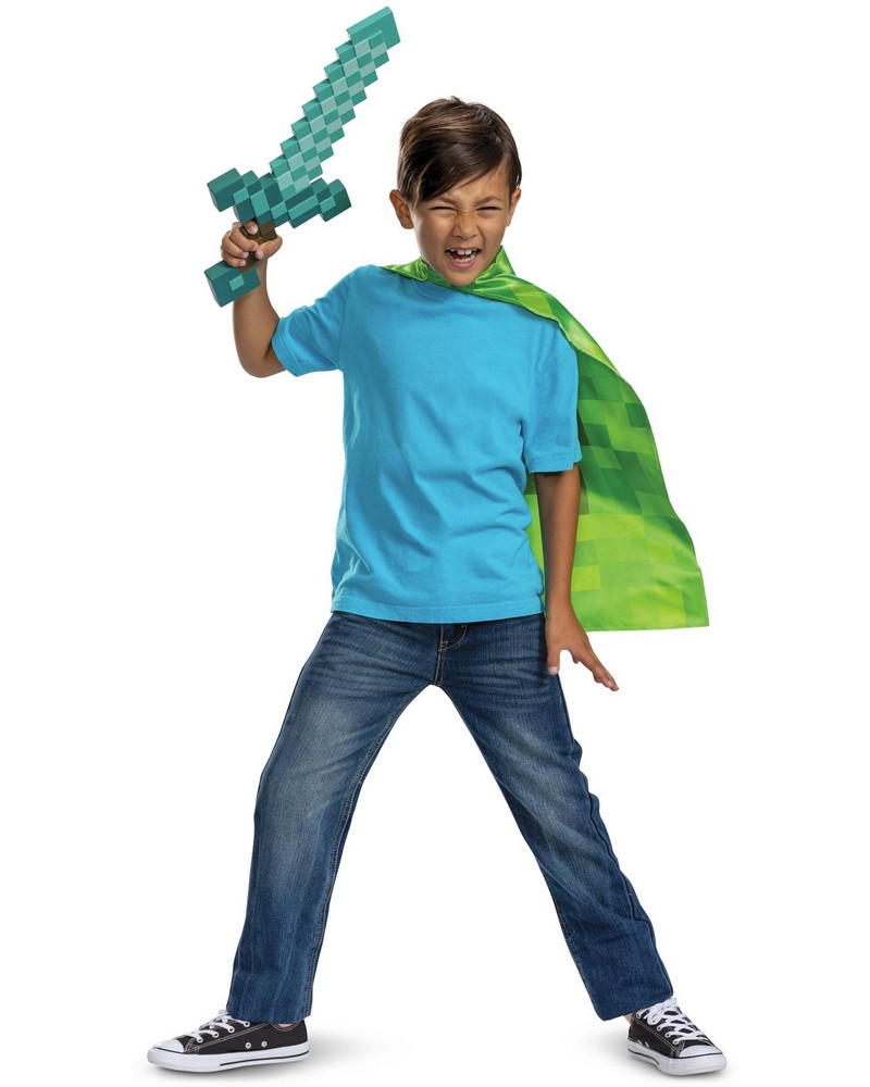 KIT MINECRAFT EPEE&CAPE ENFANT