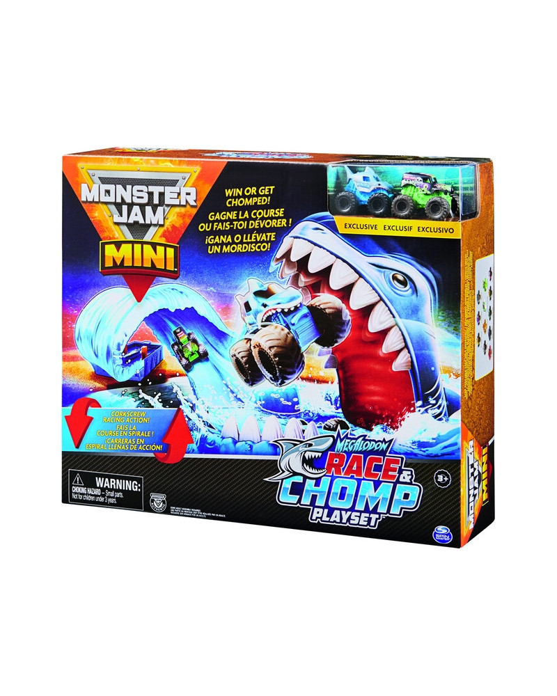 MONSTER JAM MEGALODON RACE&CHOMP PLAYSET