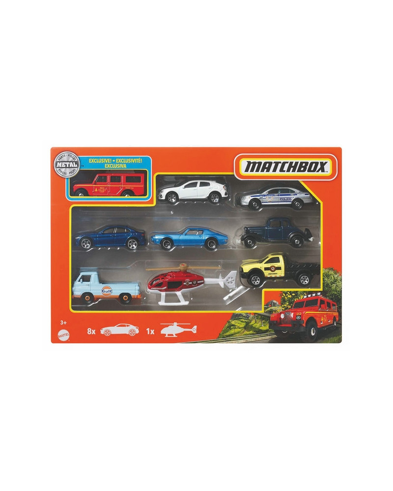 MATCHBOX PACK DE 9 VOITURES