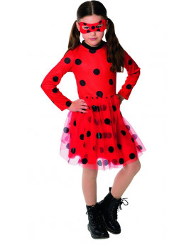 ROBE TUTU LADY BUG 7/8 ANS