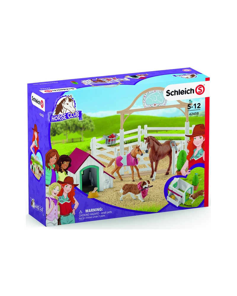 CHEVAUX INVITES D'HANNAH AVEC CHIENNE RU