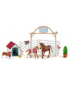 CHEVAUX INVITES D'HANNAH AVEC CHIENNE RU