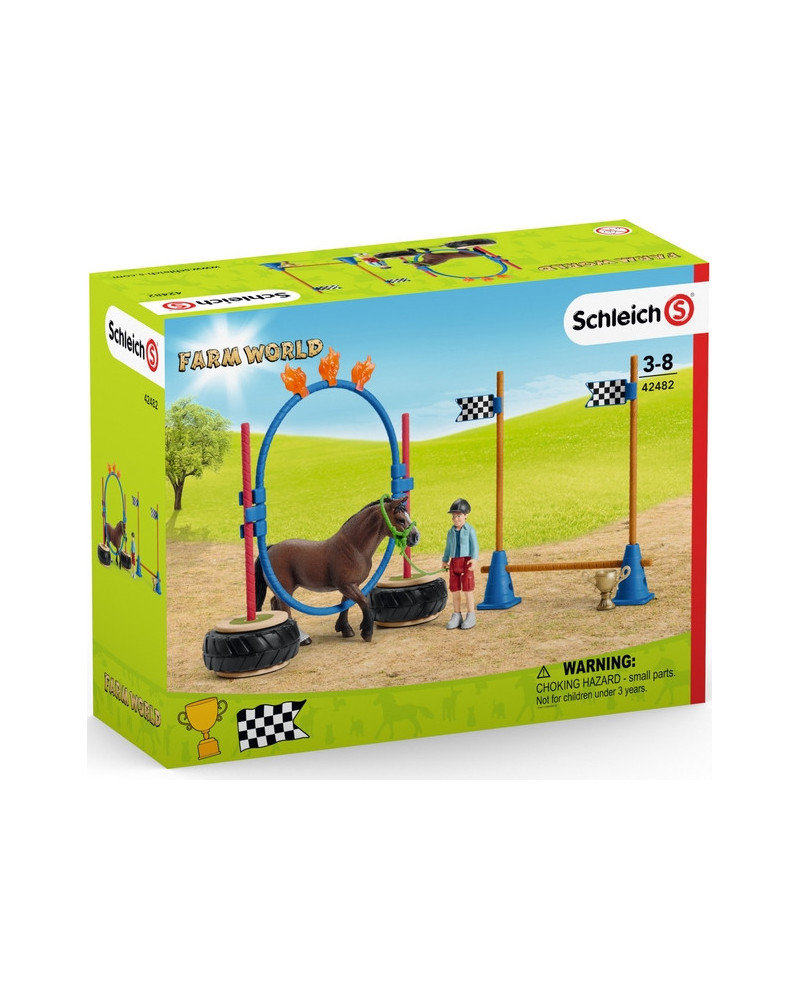 COURSE D'AGILITY POUR PONEY