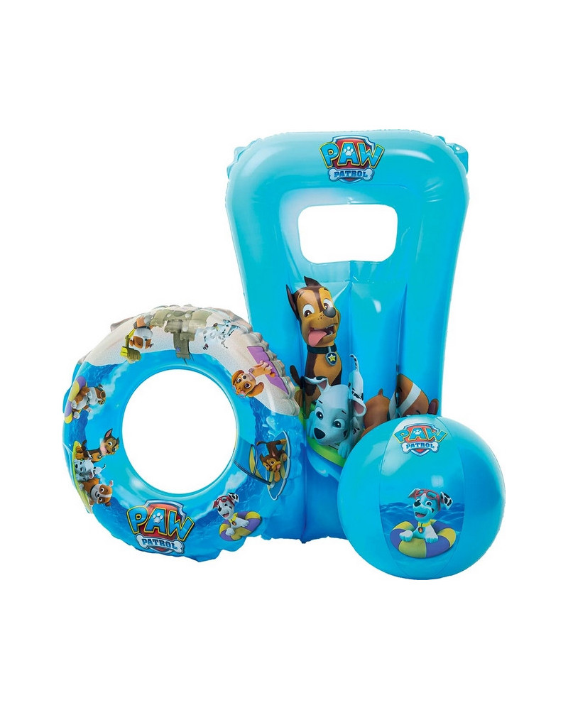 SET BOUEE + BALLON + PLANCHE PAW PATROL