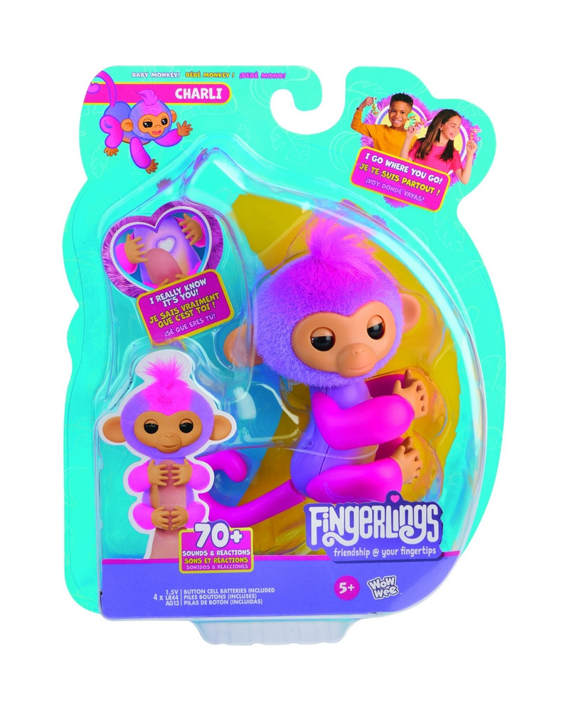 FINGERLINGS SINGE POURPRE CHARLI