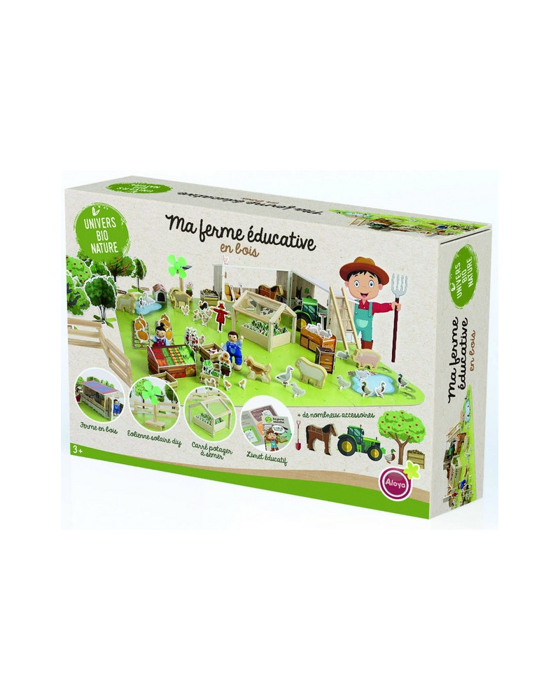 MA FERME EDUCATIVE BOIS 160 PCES