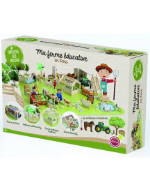 MA FERME EDUCATIVE BOIS 160 PCES