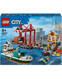 LE PORT ET LE NAVIRE MARCHAND