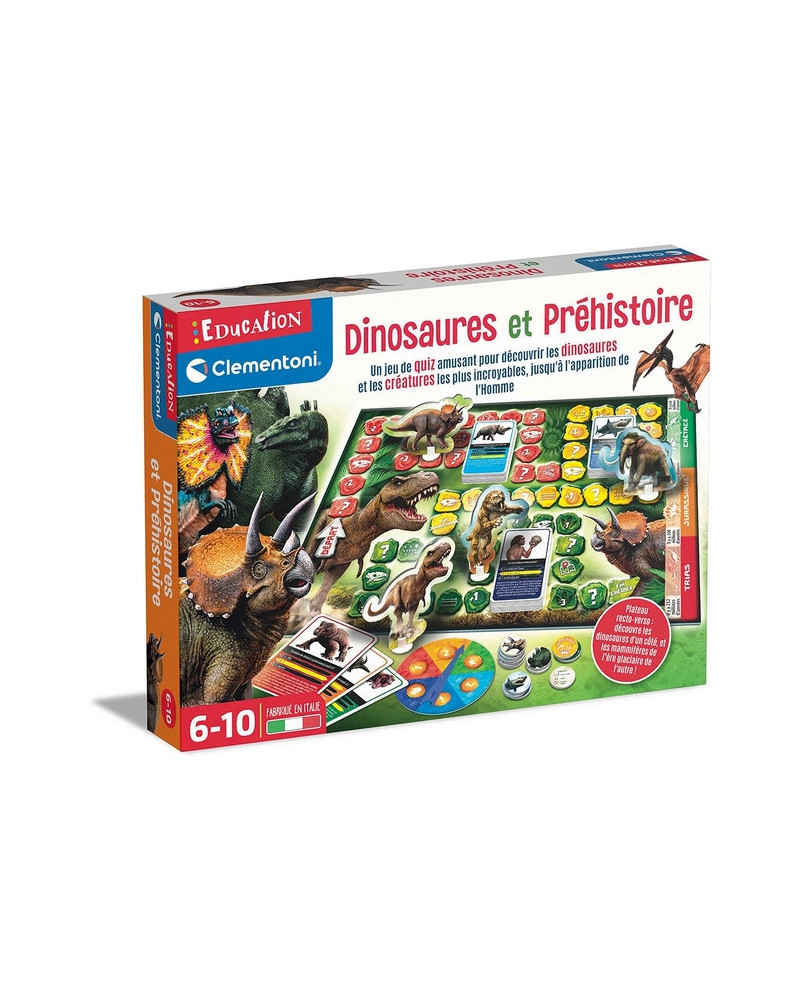 JEU EDUCATIF DINOSAURES ET PRE HISTOIRE