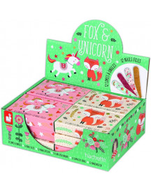 BOITE DE 12 MINI LIME A ONGLES RENARD/LI