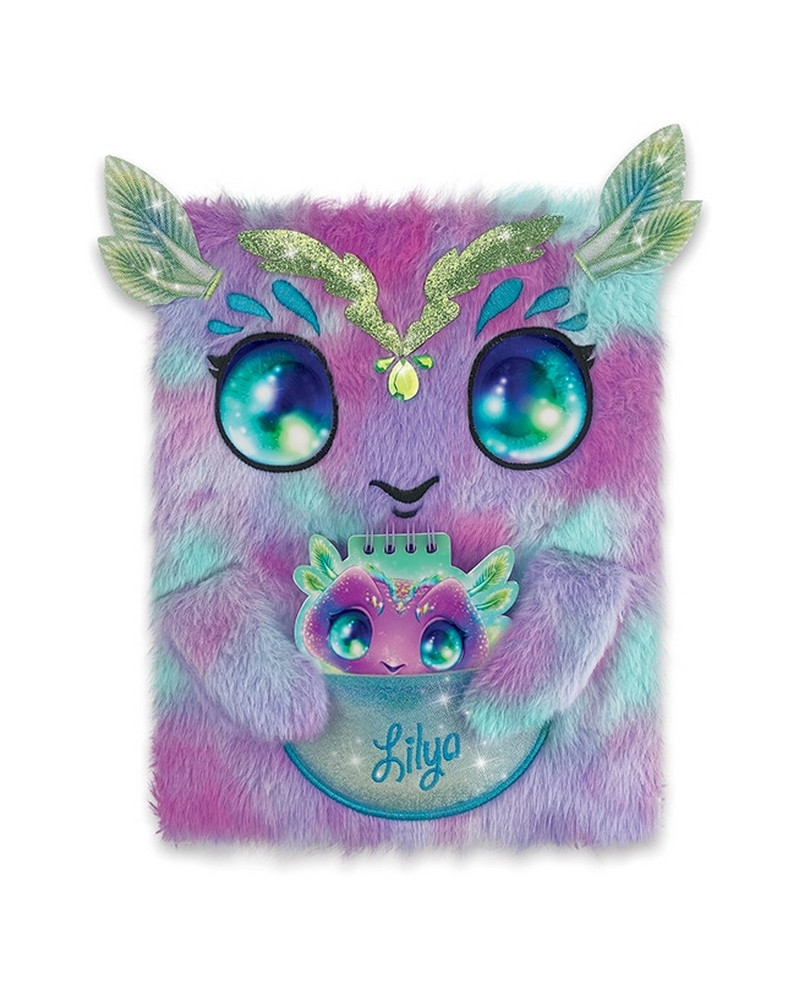 CAHIER DE NOTES PELUCHE 2 EN 1 LILYA