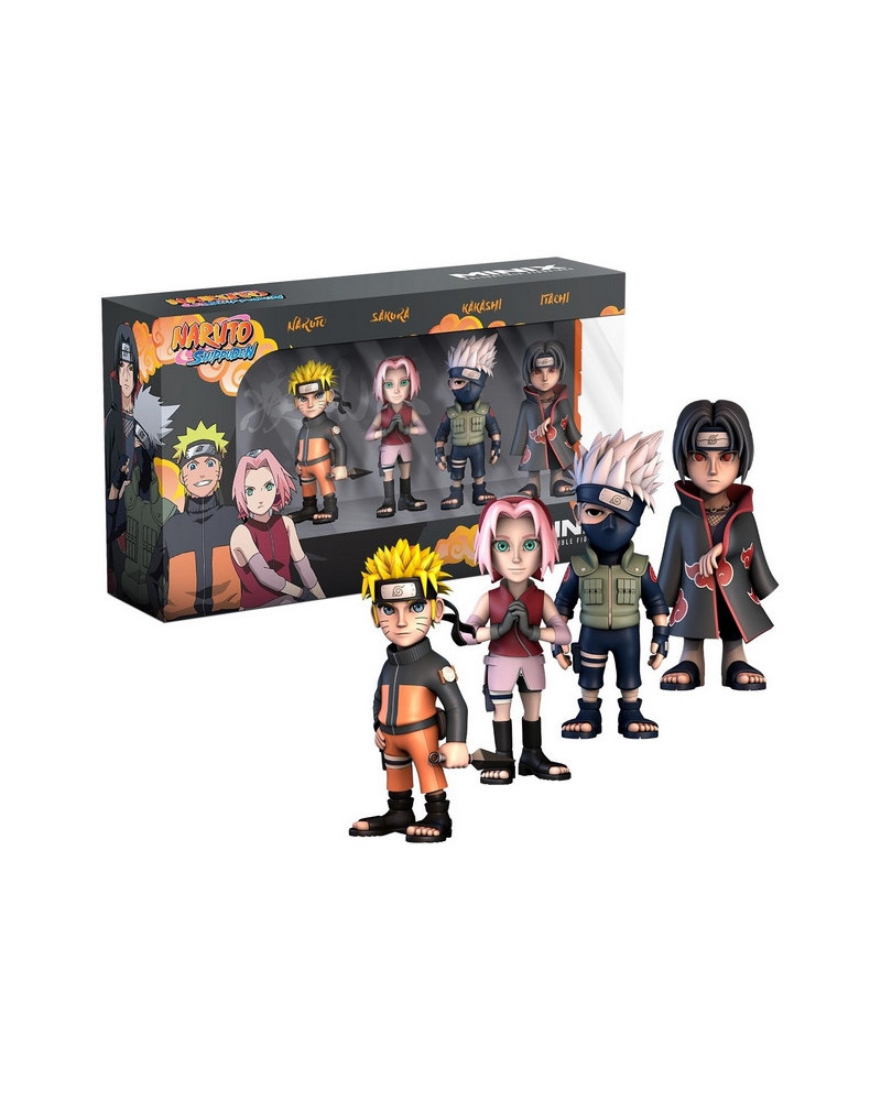 MINIX NARUTO PACK DE 4 FIG 7CM