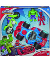 2 VEHICULE+2 FIG.SPIDERMAN + HULK
