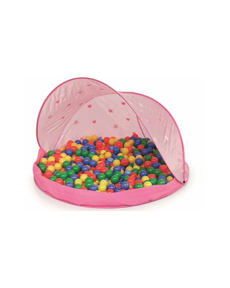 TENTE ROSE + 50 BALLES 6CM
