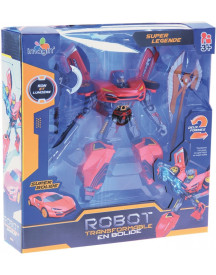 ROBOT TRANSFORMABLE EN VOITURE ASS.