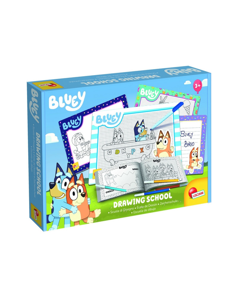 BLUEY ECOLE DE DESSIN