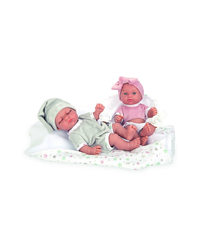 ELEGANCE BEBE JUMEAUX 26CM + TAPIS