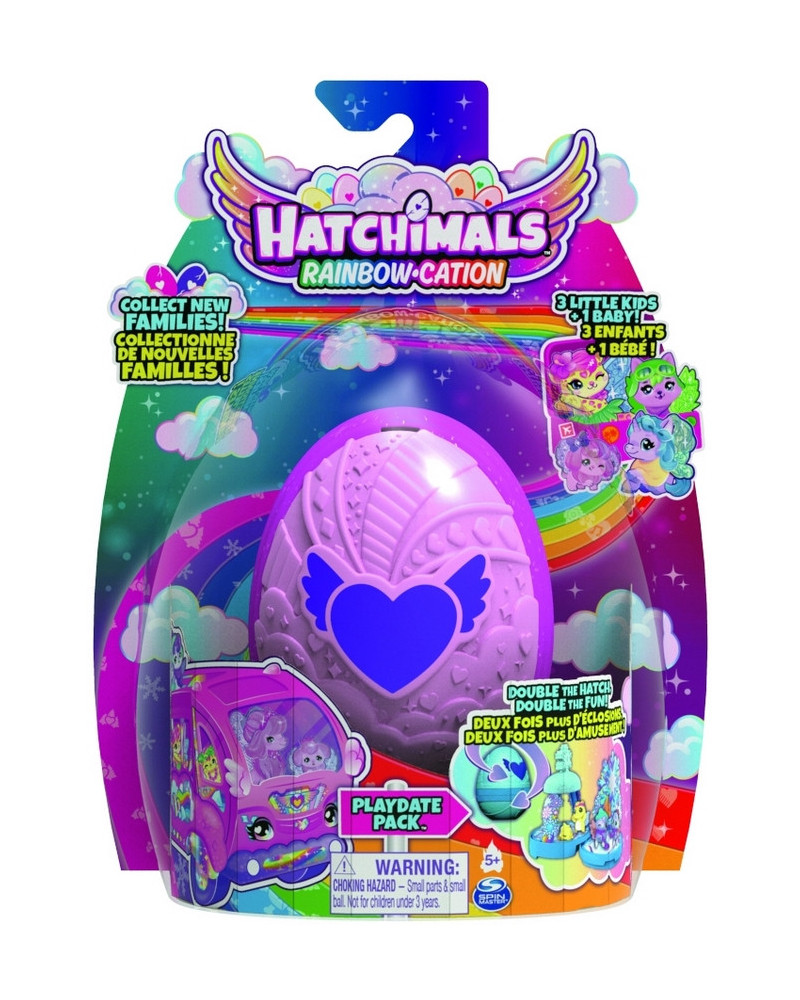 HATCHIMALS RAINBOWCAT PACK DE 4