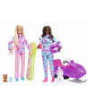 BARBIE 2 BARBIES + SURF + MOTONEIGE