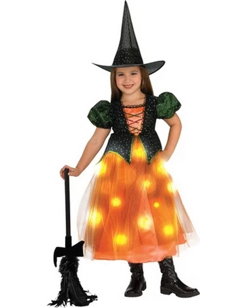 DEGUISEMENT LUMINEUX SORCIERE 3/4 ANS