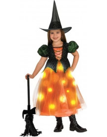 DEGUISEMENT LUMINEUX SORCIERE 3/4 ANS