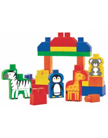MAXI ABRICK BARIL ANIMAUX FERME 50PCES
