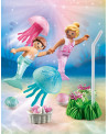 ENFANTS SIRENES AVEC MEDUSES ET COQUILLA