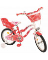 VELO 16" LOVELY PANIER + PORTE BEBE