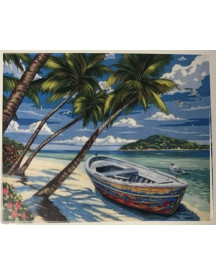 PPN 50X40 BARQUE SOUS LES COCOTIERS