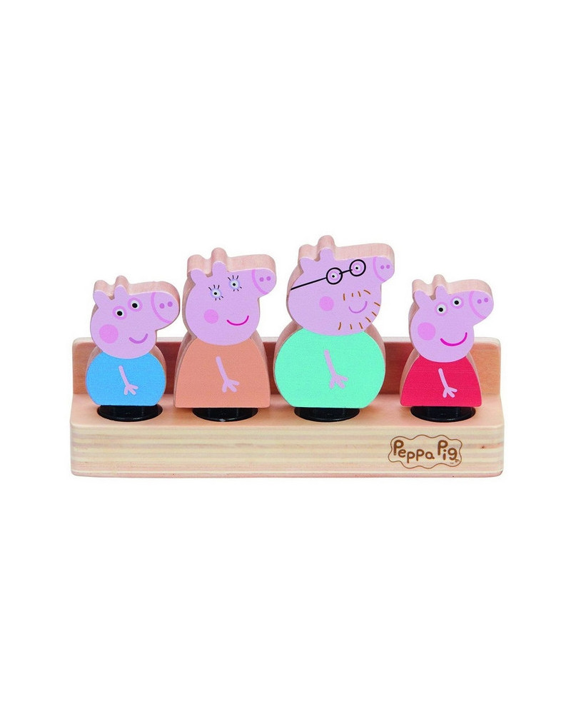 PEPPA PIG BOIS FAMILLE 4 PERS.